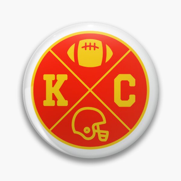 Item preview, Chiefs helmet KC Kansas City circle pie designed and sold by eNVy Co.