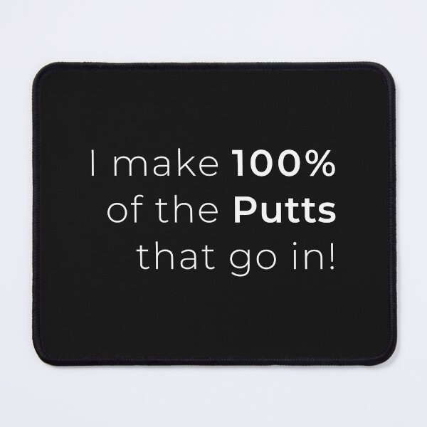 Item preview, Putting Genius Putting Machine Quirky Truism Pun  designed and sold by FuddalanDesigns.