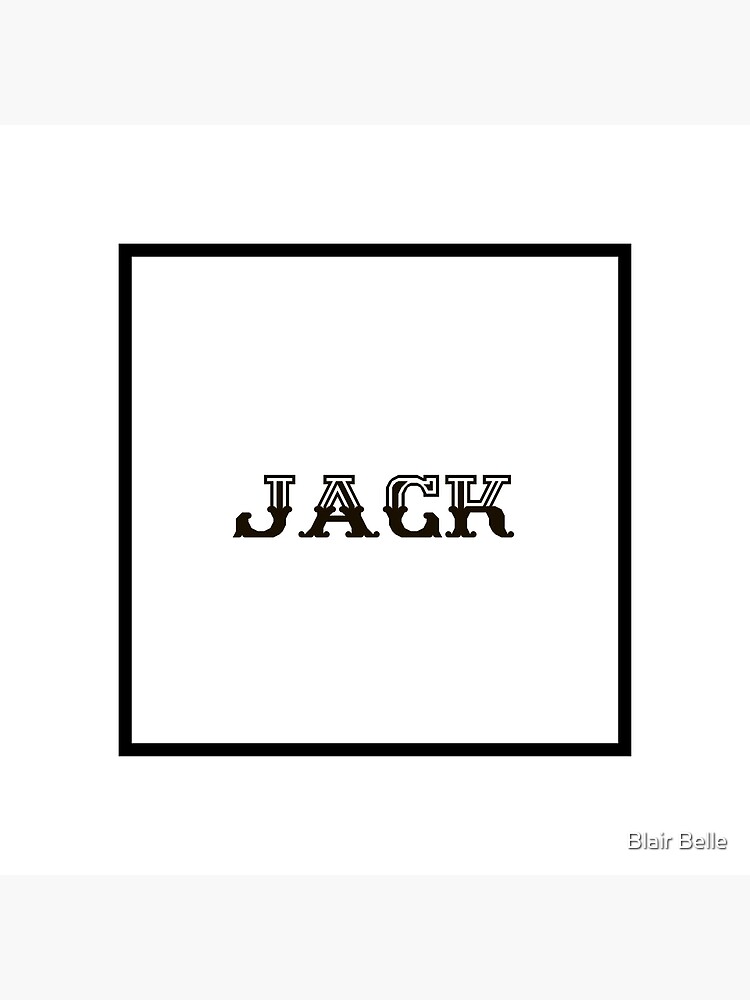 "Jack in The Box" Poster for Sale by Blair Belle Redbubble