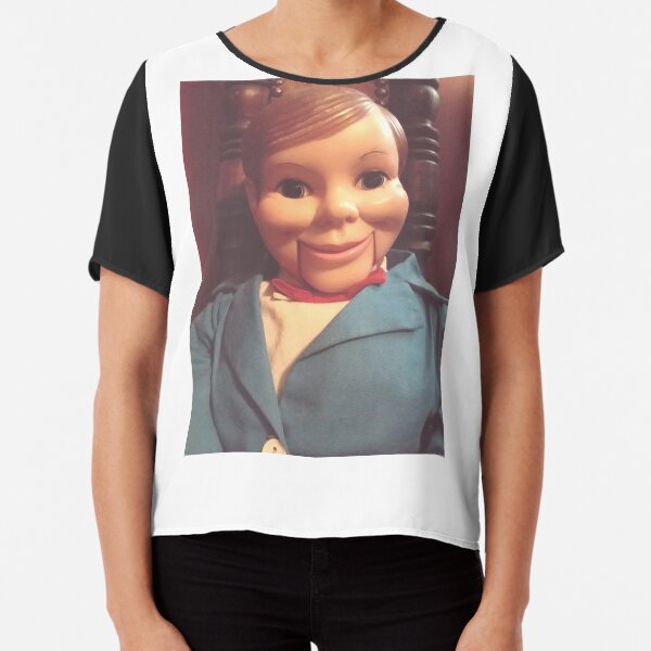 Willie Talk Vintage Ventriloquist Chiffon Top