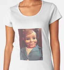 Willie Talk Vintage Ventriloquist Premium Scoop T-Shirt