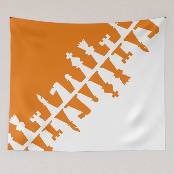 Item preview, Orange Chess Reflection designed and sold by SimplyMe-Plus.