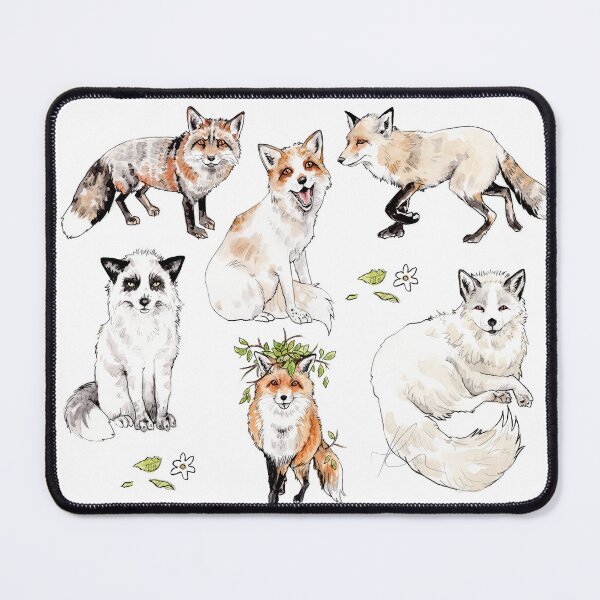 Item preview, Foxes Collective - Nature designed and sold by Heather Malone Illustration.