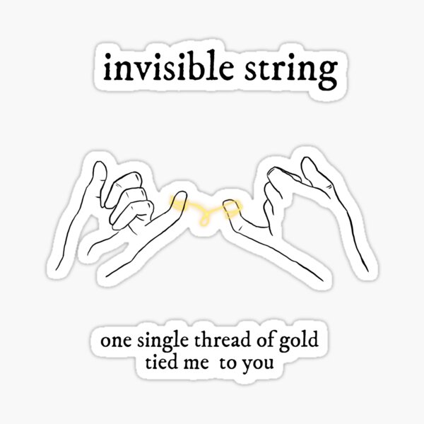 Item preview, invisible string lyrics tote bag designed and sold by vive aitchison.