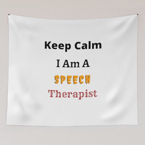Item preview, Keep Calm I Am A Speech Therapist - Funny and Cute T-Shirts Quotes designed and sold by Designspot2020.