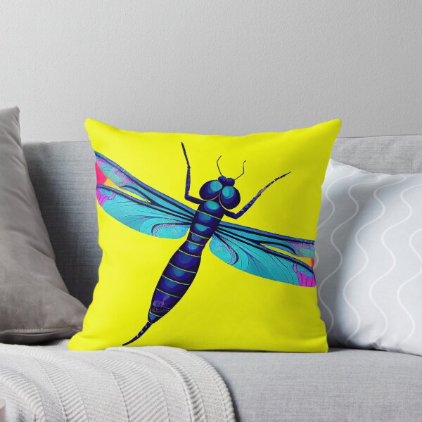 Item preview, Colourful Dragonfly Vector Art Print designed and sold by ThePurpleMelon.
