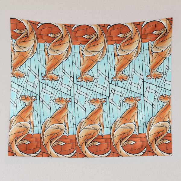 Item preview, Red Kangaroo and Southern Sky designed and sold by Theysaurus.