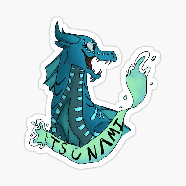 Wings of Fire Sticker Tsunami Sticker