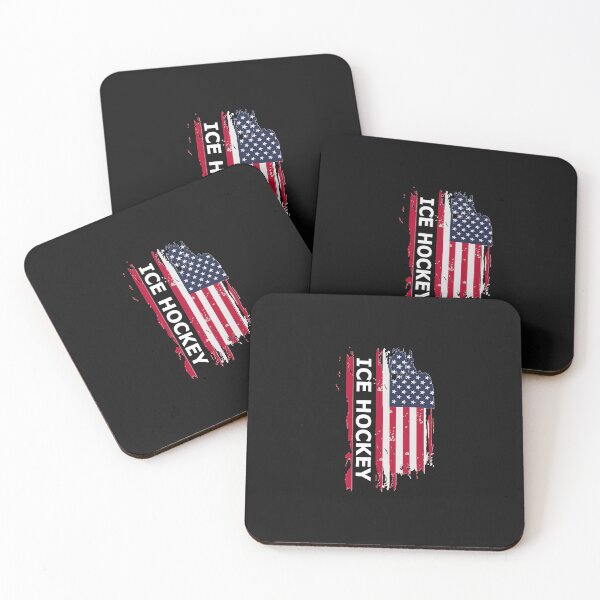 Item preview, Ice hockey USA Flag For American Players, Coaches And Teammates Classic T-Shirt designed and sold by RuthJacobsen.