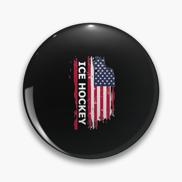 Item preview, Ice hockey USA Flag For American Players, Coaches And Teammates Classic T-Shirt designed and sold by RuthJacobsen.