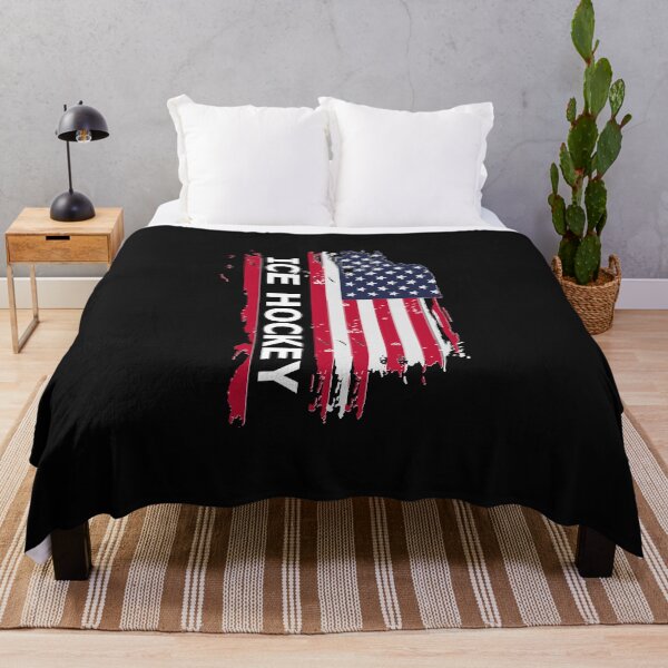 Item preview, Ice hockey USA Flag For American Players, Coaches And Teammates Classic T-Shirt designed and sold by RuthJacobsen.