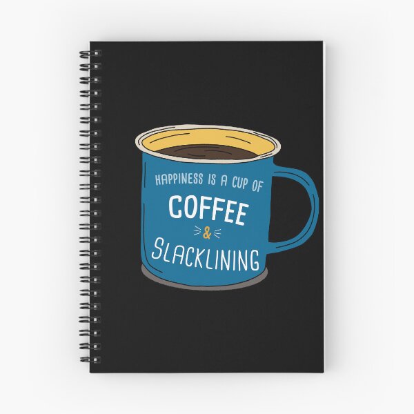 Item preview, Slacklining & Coffee is happiness designed and sold by orlumbuspirate.