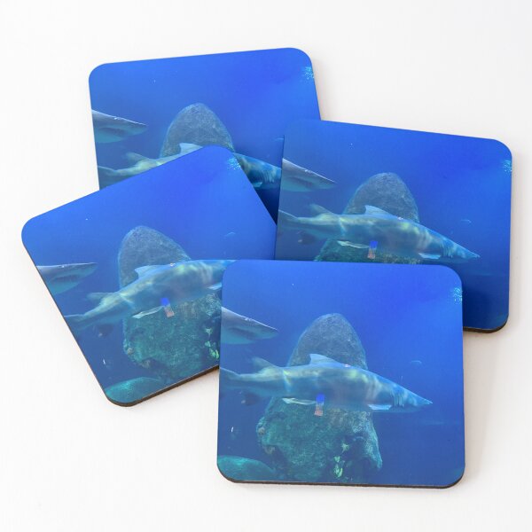 Item preview, Dos tiburones en el acuario de Tennessee designed and sold by Silver Sky by Janet.