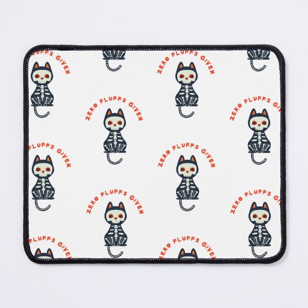 Item preview, Cat Skeleton Outline Zero Fluffs Given Halloween Illustration  designed and sold by jingenuity.
