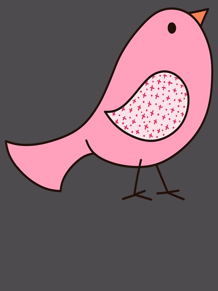Thumbnail 6 von 6, Premium Oversized Pullover, Vogel Rosa designt und verkauft von Rusembell.