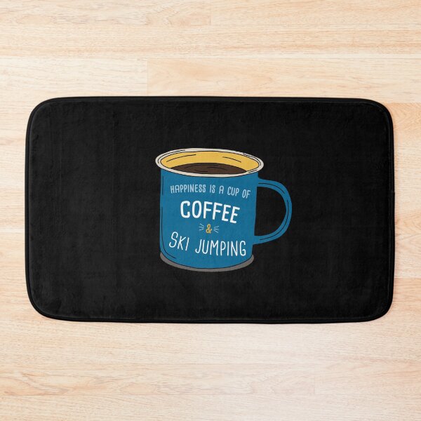 Item preview, Ski Jumping & Coffee is happiness designed and sold by orlumbuspirate.