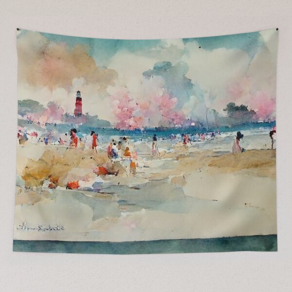 Item preview, Summer at the seaside VII designed and sold by RoseAesthetic.