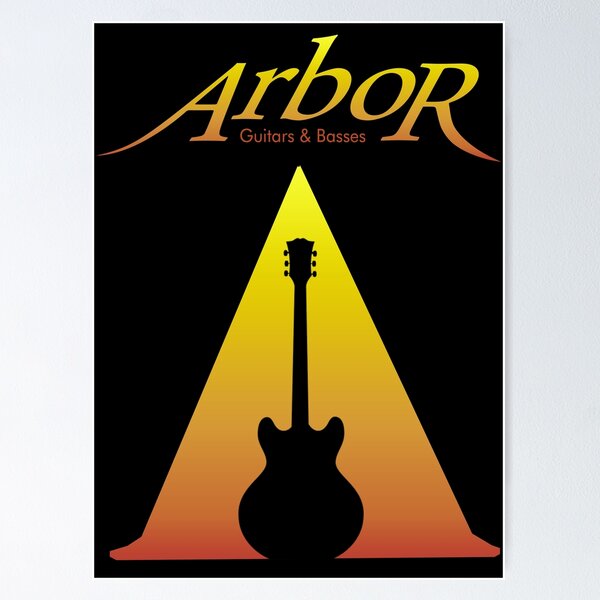 Arbor Guitars and Basses logo (ar01-2022-09) Poster