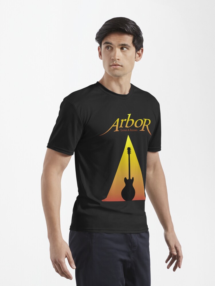 Thumbnail 3 of 7, Active T-Shirt, Arbor Guitars and Basses logo (ar01-2022-09) designed and sold by Regal-Music.
