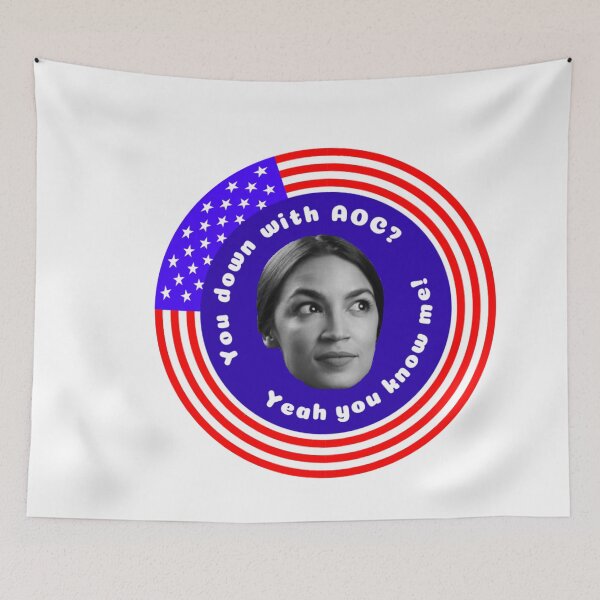 Item preview, YOU DOWN WITH AOC? designed and sold by DiamondDistrict.