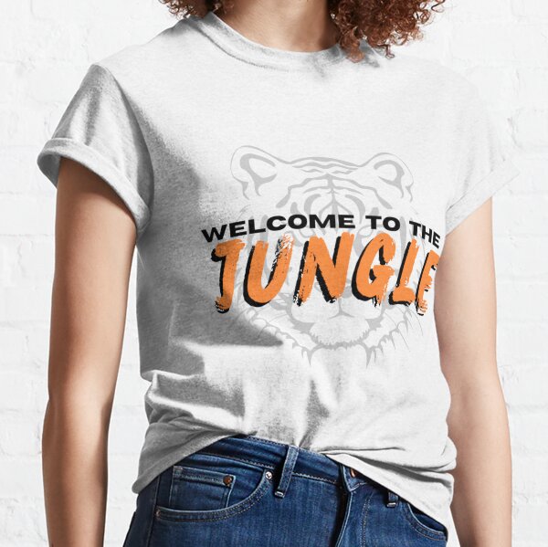 Vintage Cincinnati Football Shirt, Welcome To The Jungle Tee Tops