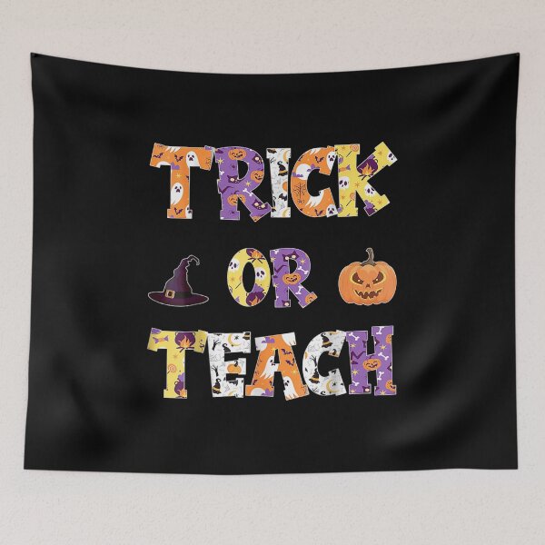 Item preview, Trick Or Teach Funny Teacher Halloween Pumpkin Leopard designed and sold by Torokjakab.