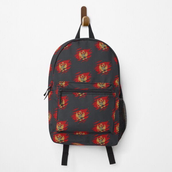 Item preview, Ripped Rip Open Montenegro Flag Palm designed and sold by rafaeltto.