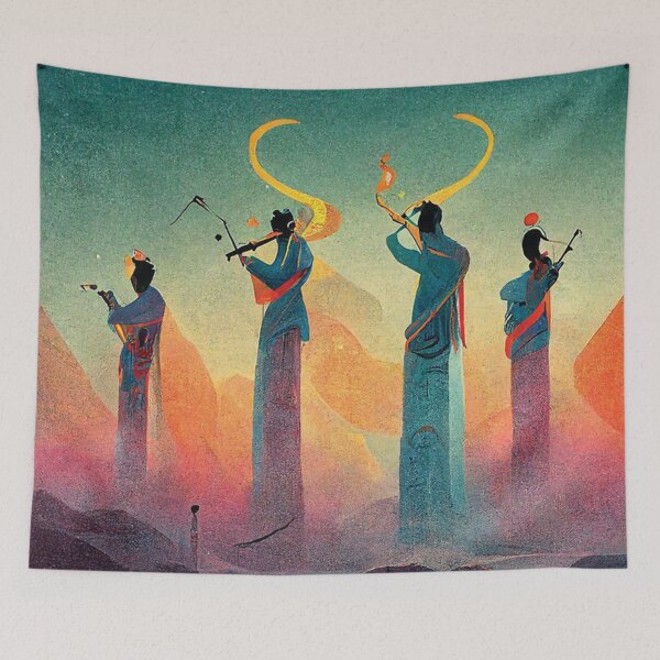 Item preview, The playings music - Olympic Gods Poster designed and sold by Betty-Blunt.