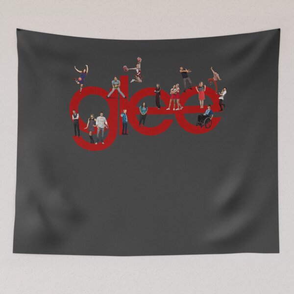 Item preview, logo de glee con el elenco designed and sold by MaxSchmi.