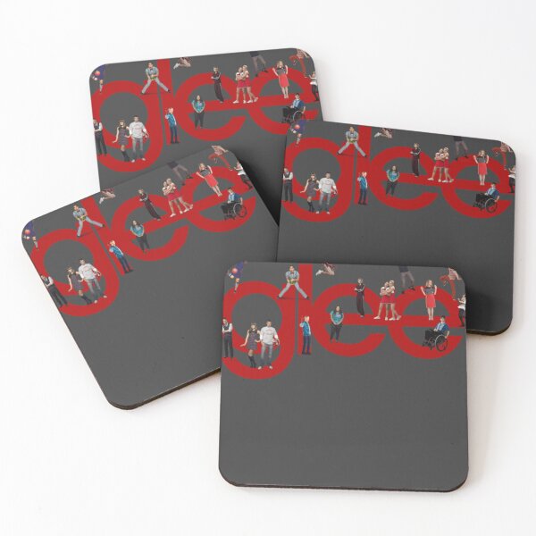 Item preview, glee logo with the cast designed and sold by MaxSchmi.