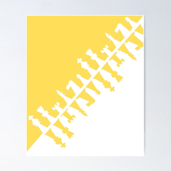 Item preview, Yellow Chess Reflection designed and sold by SimplyMe-Plus.