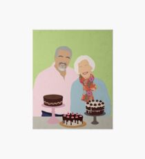 Great British Bake Off Art Board Print