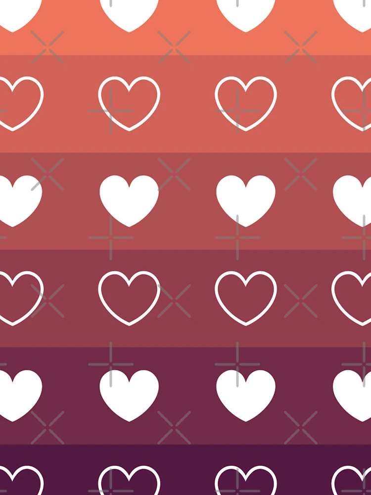 Thumbnail 4 of 4, iPhone Case, Gradient Heart Pattern designed and sold by sofibelen.