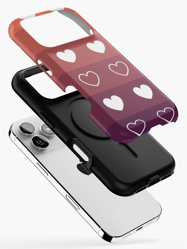 Thumbnail 2 of 4, iPhone Case, Gradient Heart Pattern designed and sold by sofibelen.