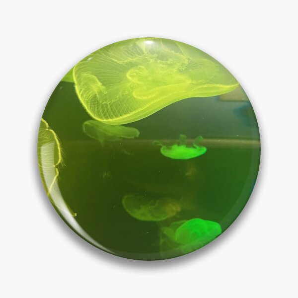 Item preview, Yellow and Green Jellyfish at Tennessee Aquarium  designed and sold by Silver Sky by Janet.