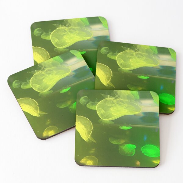 Item preview, Yellow and Green Jellyfish at Tennessee Aquarium  designed and sold by Silver Sky by Janet.