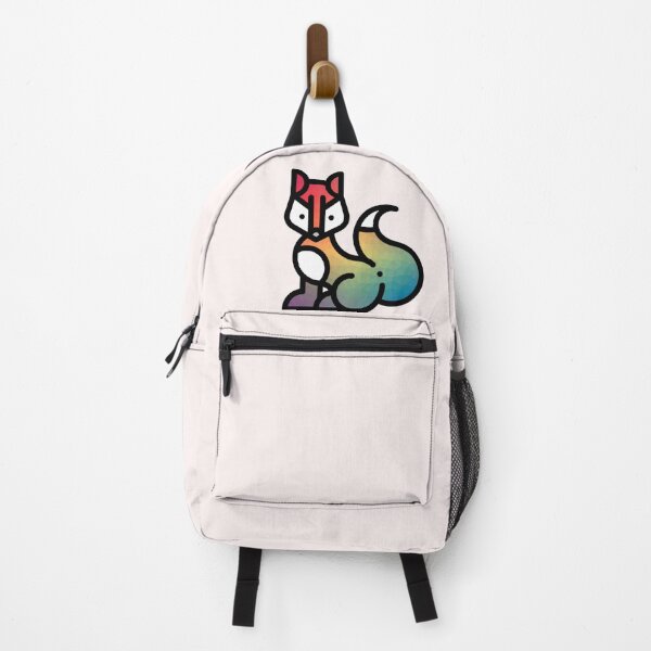 Item preview, Elegant rainbow faceted fox designed and sold by Camilla Wynter.