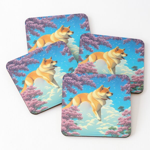 Item preview, Hiroshi Nagai style | generated in Stable Diffusion | Shiba Inu designed and sold by Daemonrat.