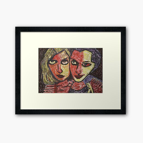Anais and June Framed Art Print