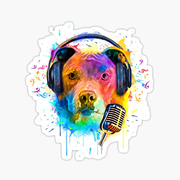 Item preview, Graffiti Style Pitbull Splash Art Musician Lover designed and sold by GarnersDesigns.