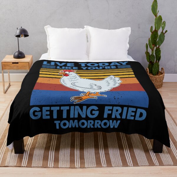 Item preview, Live Today Like You're Getting Fried Tomorrow Vintage Chickens lovers farmer vintage cute designed and sold by elizabethdawnn.