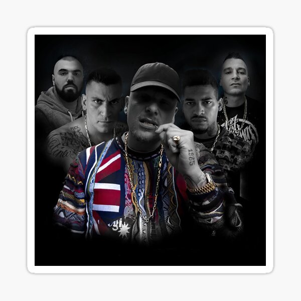 Top Trending 187 Rapper Albumcover Sticker