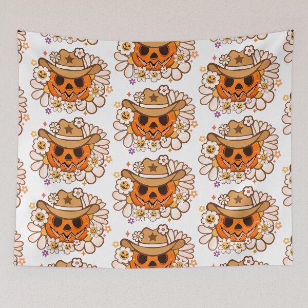 Item preview, Howdy Pumpkin | Floral Western Pumpkin, Cowboo, Boohaw designed and sold by kubilayilhan.