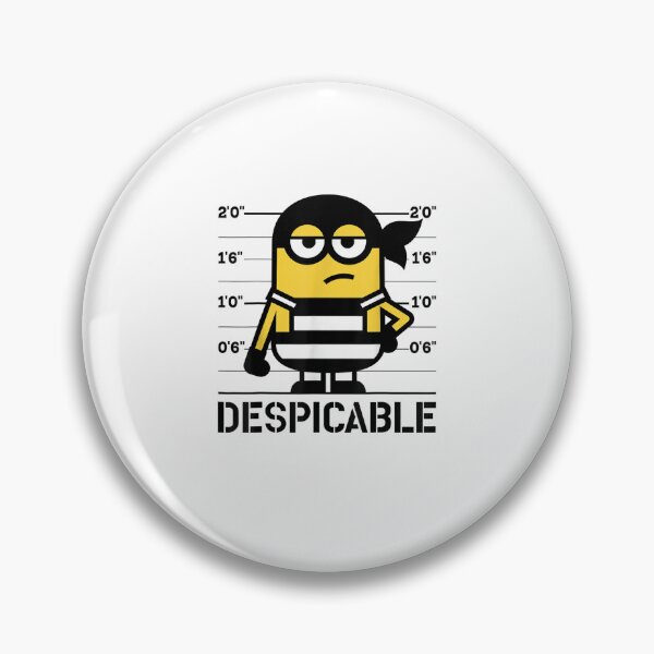 Item preview, Despicable Me Minions Bad Guy Mugshot Graphic designed and sold by RonRenschler.