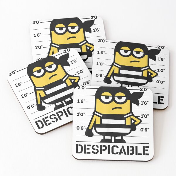 Item preview, Despicable Me Minions Bad Guy Mugshot Graphic designed and sold by RonRenschler.