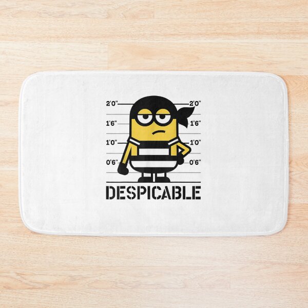 Item preview, Despicable Me Minions Bad Guy Mugshot Graphic designed and sold by RonRenschler.