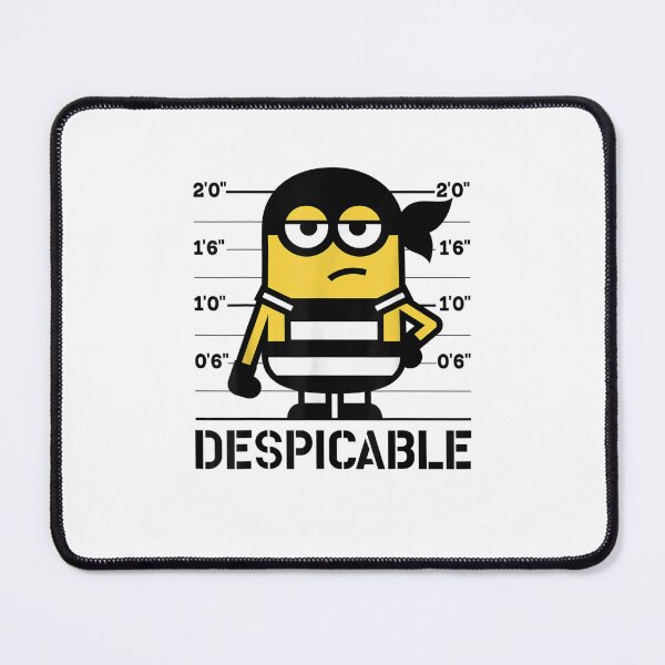 Item preview, Despicable Me Minions Bad Guy Mugshot Graphic designed and sold by RonRenschler.