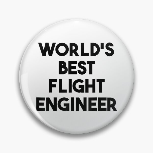 Item preview, World's Best Flight Engineer designed and sold by Jackwidforss.