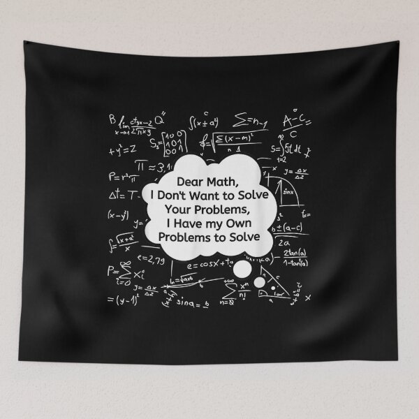 Item preview, Funny Math Quote for Girls Boys ns Men Women designed and sold by Torokjakab.