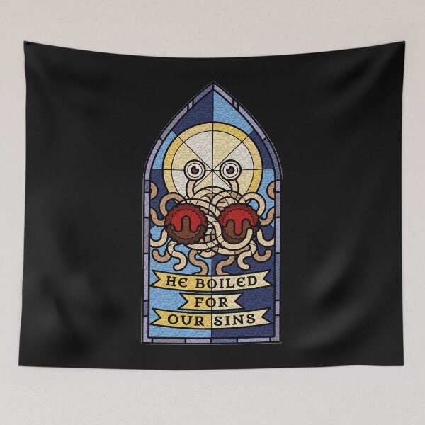 Item preview, Pastafarian (He boiled for our Sins) designed and sold by Victoryiatt.